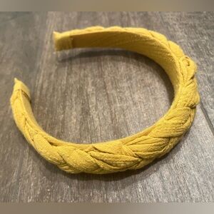 Madewell Braided Headband- Mustard